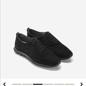 Cole Haan zero grand sneaker black suede